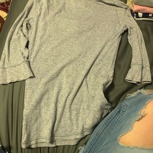 Gray half sleeve shirt